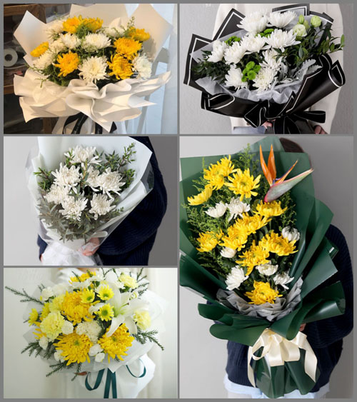 贵州毕节市大方县大方镇新铺村白事花束代送